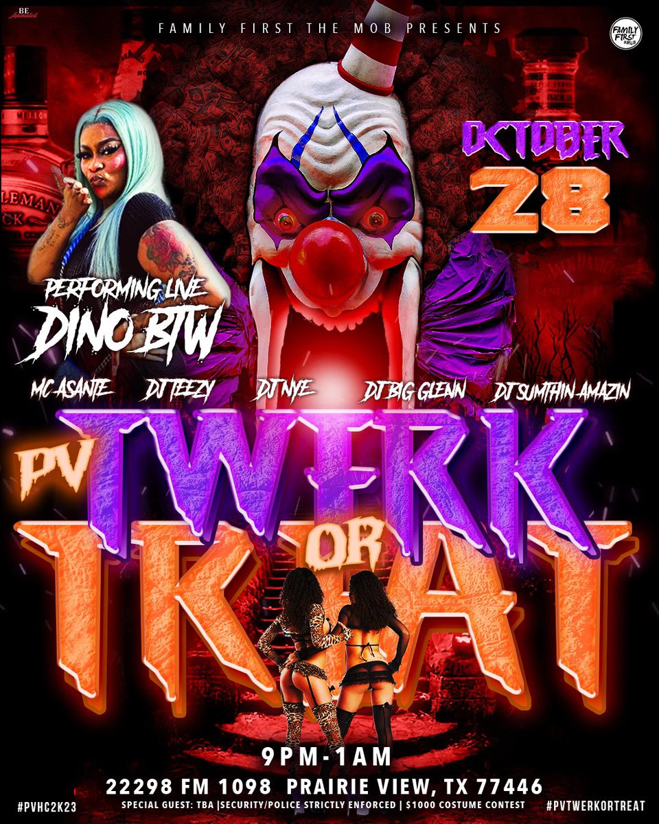 BE THERE CUS YOU DEF GONE HEAR ABOUT IT !🤭🤭🚨

<a href="/SameOhh_G/">The MF Villain x100</a> 
<a href="/briarunnels2/">Briaa💗</a> 

#PvTwerkOrTreat
#PvHC2k23
#FamilyFirstTheMob
