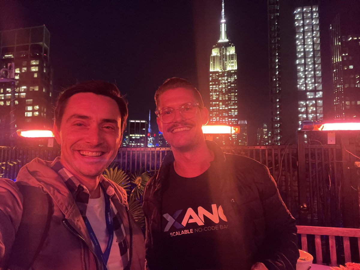 Thanks for having us <a href="/nocodebackend/">Xano</a> #bubblecon2023