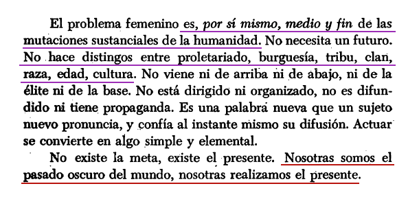 Diana__Ge's tweet photo. Me gusta esto de hace cincuenta años. Hay que creérselas, que las mujeres pueden existir y existen por sí mismas, como medio y fin, sin revoluciones prestadas.

De Carla Lonzi y las mujeres de Rivolta Femminile. https://t.co/l25ePBH2Wy