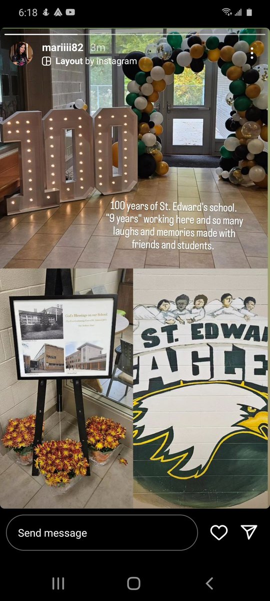Celebrating  100 years! <a href="/StEdwardTCDSB/">St. Edward Catholic School TCDSB</a> <a href="/TCDSB/">Toronto Catholic District School Board</a> <a href="/mariarizzo/">Maria Rizzo (She/Her)</a> <a href="/TCDSBdirector/">Brendan Browne</a>