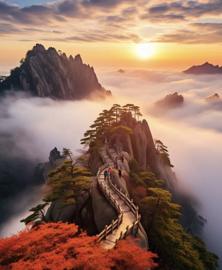 Huangshan sea of clouds.☁️⛰️ #nature #photograph