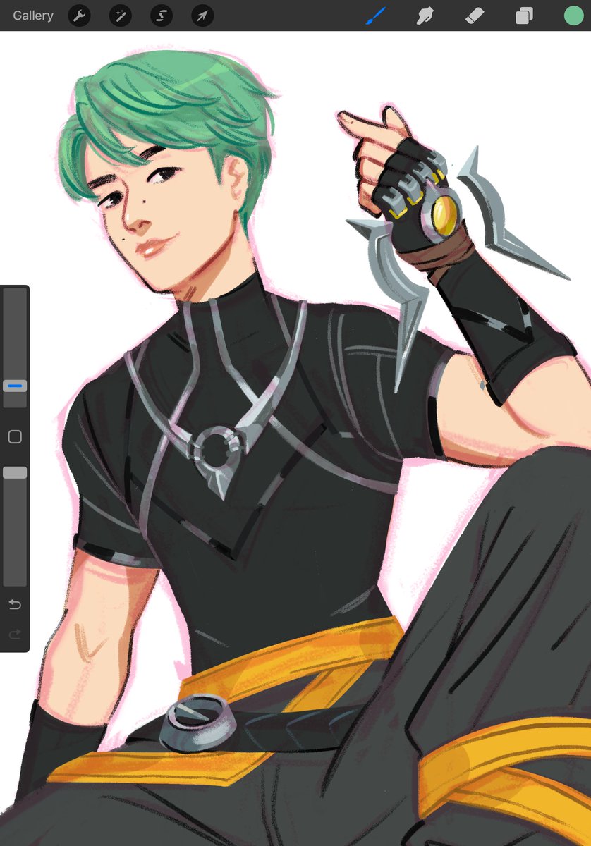 i'ma show you how to crash a party 😈💚 #HeartSteel #HeartsteelBAEKHYUN #wip