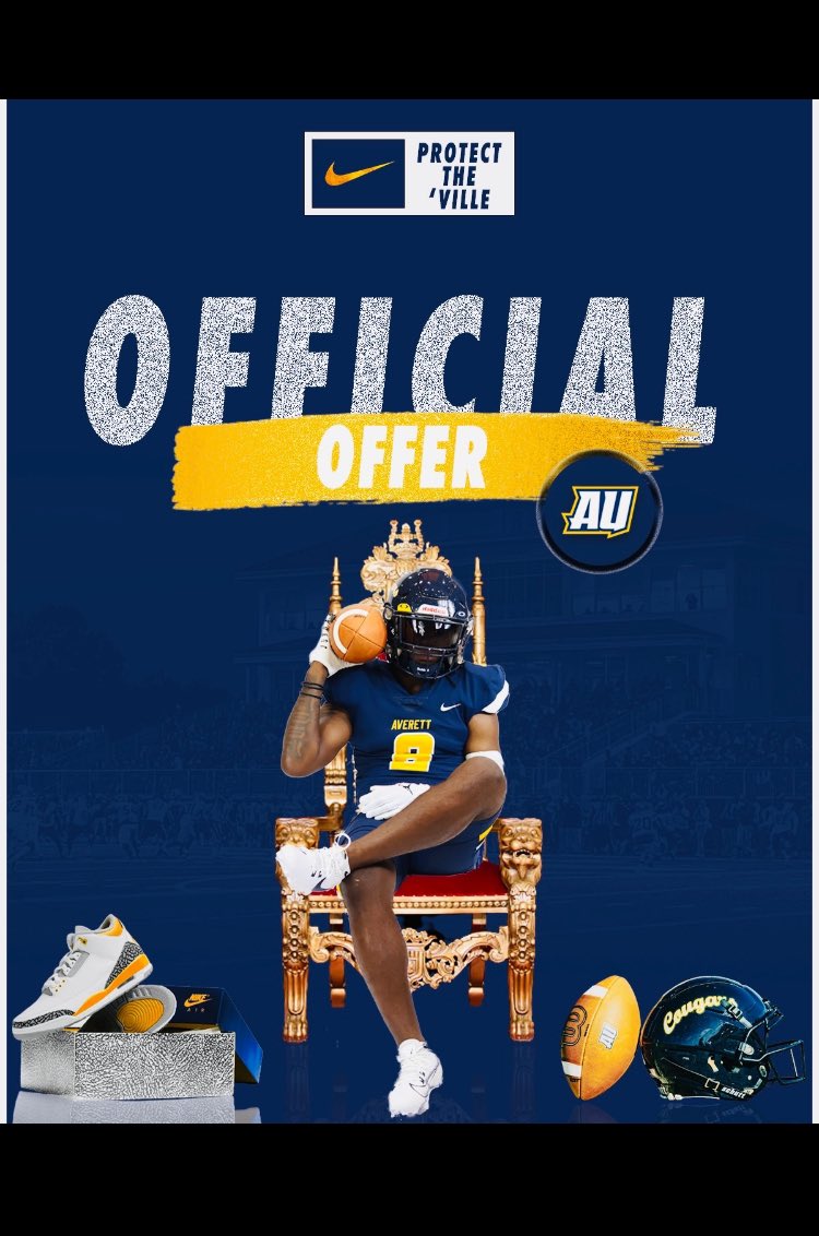 After a good talk with Coach Easley I am happy to announce that I have received an offer from Averett University 
#CoachWhitt
#CoachUpchurch
#LukeBowen89
#Averett
#GoCougars