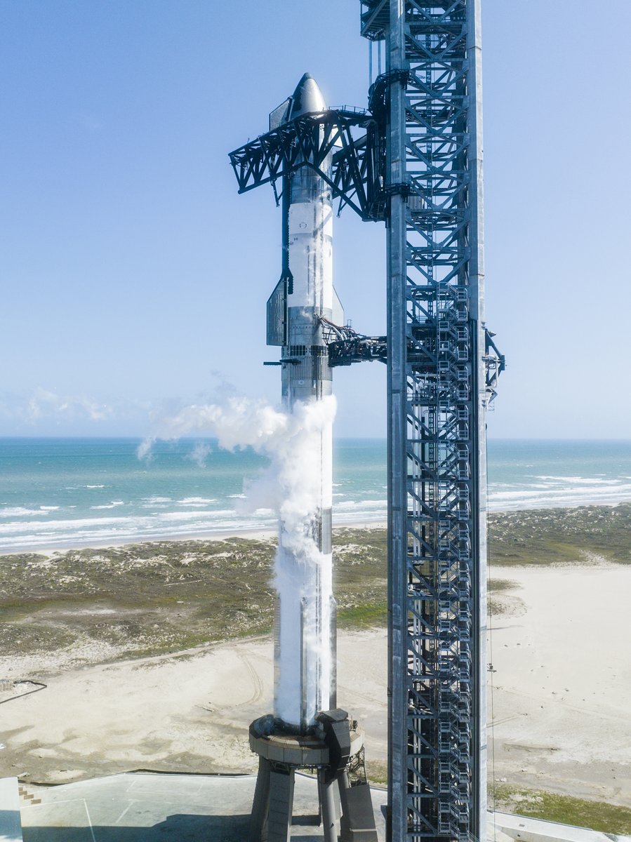 Vehicle is ready for the second test flight of a fully integrated Starship, pending regulatory approval