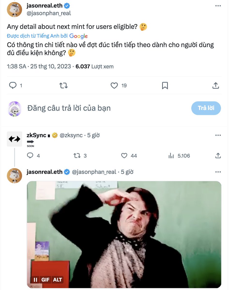 tuyenkts88's tweet photo. Đây có phải  lý do khiến giá  #LIBERTAS_OMNIBUS NFT của #Zksync chia 3 từ đỉnh?

- Trong một bình luận dưới bài đăng chính thức của tài khoản Zksync
- Tài khoản người dùng Jasonreal có đặt câu hỏi: 

"Có thông tin chi tiết về đợt đúc tiếp theo dành cho người dùng đủ điều kiện không?"

 - Câu trả lời của Zksync là: "Soon - sớm thôi"

- Và phản ứng của cộng đồng với NFT LIBERTAS là chia 3 từ đỉnh.

- Quan điểm của mình thì sở hữu NFT LIBERTAS vẫn sẽ là một trong những tiêu chí quan trọng để có thể đủ điều kiện nhận Airdrop của Zksync
Chính vì vậy anh em đã làm retroactive thì nên hold và vào Guild cập nhật role trong discord nhé.
Link guild: https://t.co/rhkvYujcN4

Chia buồn với những anh em mới đu đỉnh.
#airdrop #zksync