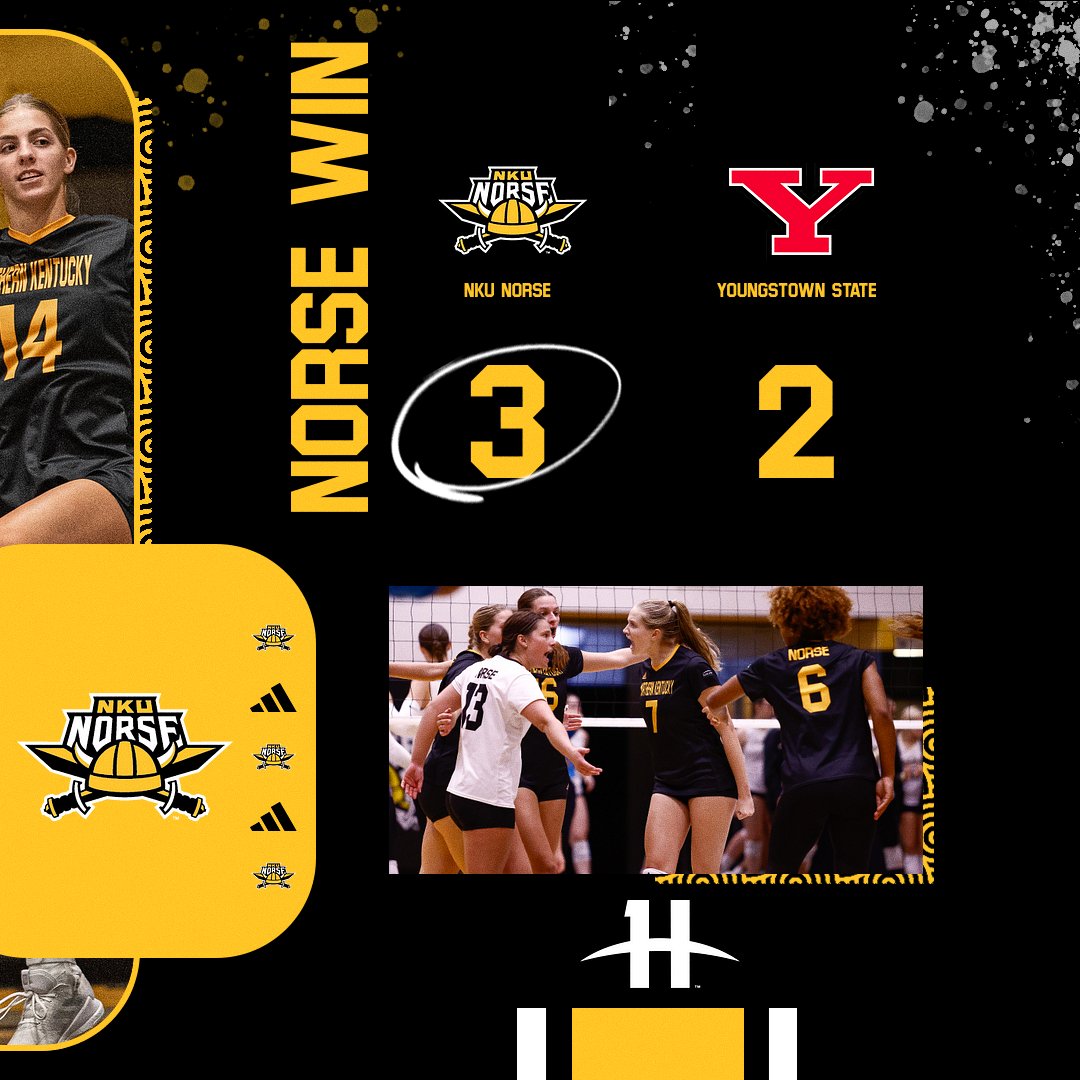 Make it 𝗙𝗜𝗩𝗘 in a row for the Norse!! ✔️✔️✔️✔️✔️

<a href="/NKUNorse/">Northern Kentucky Athletics</a> | #NorseUp