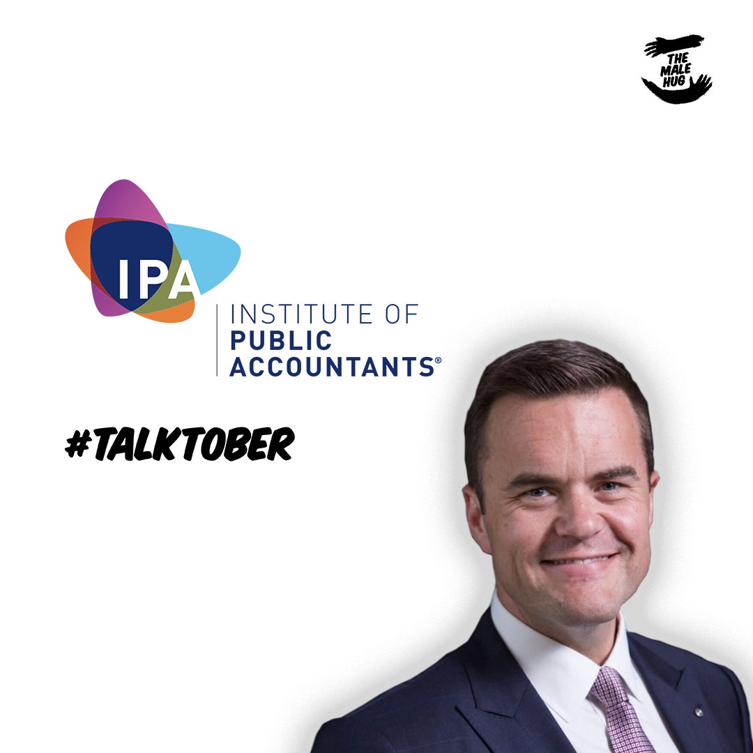 During #Talktober, we want to thank our good friends and key partner, @ipaaccountants, for their ongoing support of The Male Hug and men's mental health. The IPA has been with us since the beginning, and we're proud to have them along our journey. #MentalHealth #1800MyBuddy