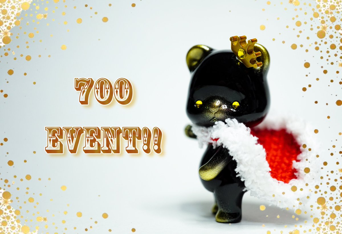 monchouchou_20's tweet photo. 🎉700팔로워 Event!🎉 [국내한정]

어느덧 700팔로워라니 ㅠㅠ
너무 감사드립니다!
감사의 마음을 담아 준비해보았습니다💗

본 트윗을 RT+팔로우 해주신 분들 중 한 분께 
Black Prince 뚜뚜가 찾아갑니다! 

구성
: Black뚜뚜/왕관/망토

기간 : 10/25~11/1 

많은 관심 ��탁드립니다!

#트인덕장터 https://t.co/8WmphQ0pvW