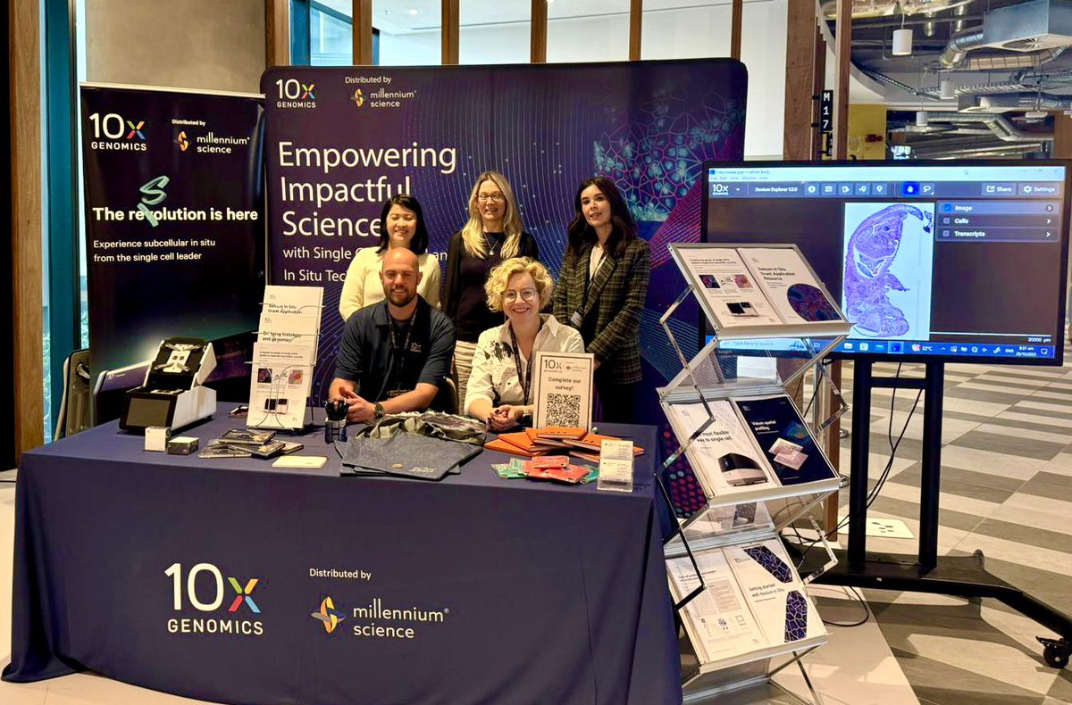 mscienceaustnz's tweet photo. Ready? Steady! Go!
We are here at #ozsinglecells - national singe cell celebration conference!
Visit our @10xGenomics booth and let’s chat! Nails branding optional but encouraged!
@ozsinglecells https://t.co/FyQso0rFXp