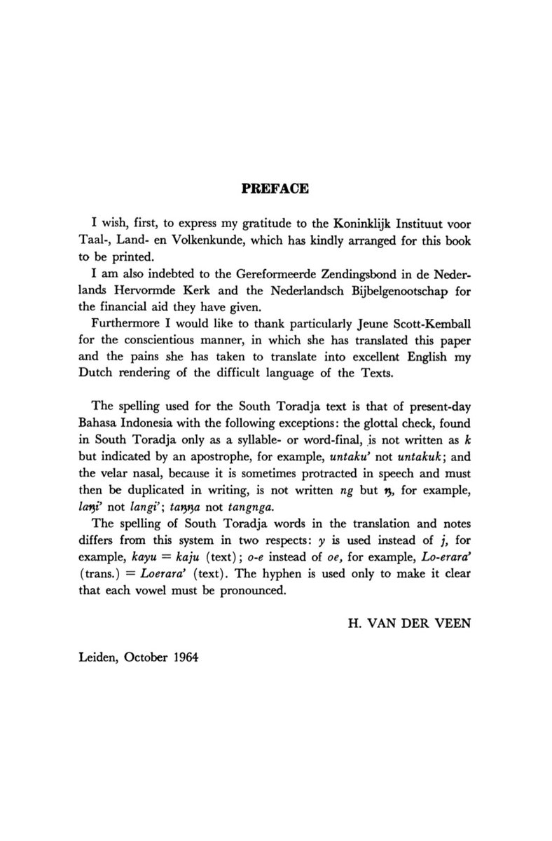 CatatNusantara's tweet photo. H. Van Der Veen
THE MEROK FEAST OF THE SA’DAN TORADJA
Leiden: Springer-Science+Business Media, B.V., 1965
Unduh : https://t.co/e0E1Q57tz3
#toraja
#sadan
#merok
#sejarahtoraja
#sejarahindonesia
#sejarahnusantara
#catatanindonesia
#catatannusantara https://t.co/vH6vHalJ0r