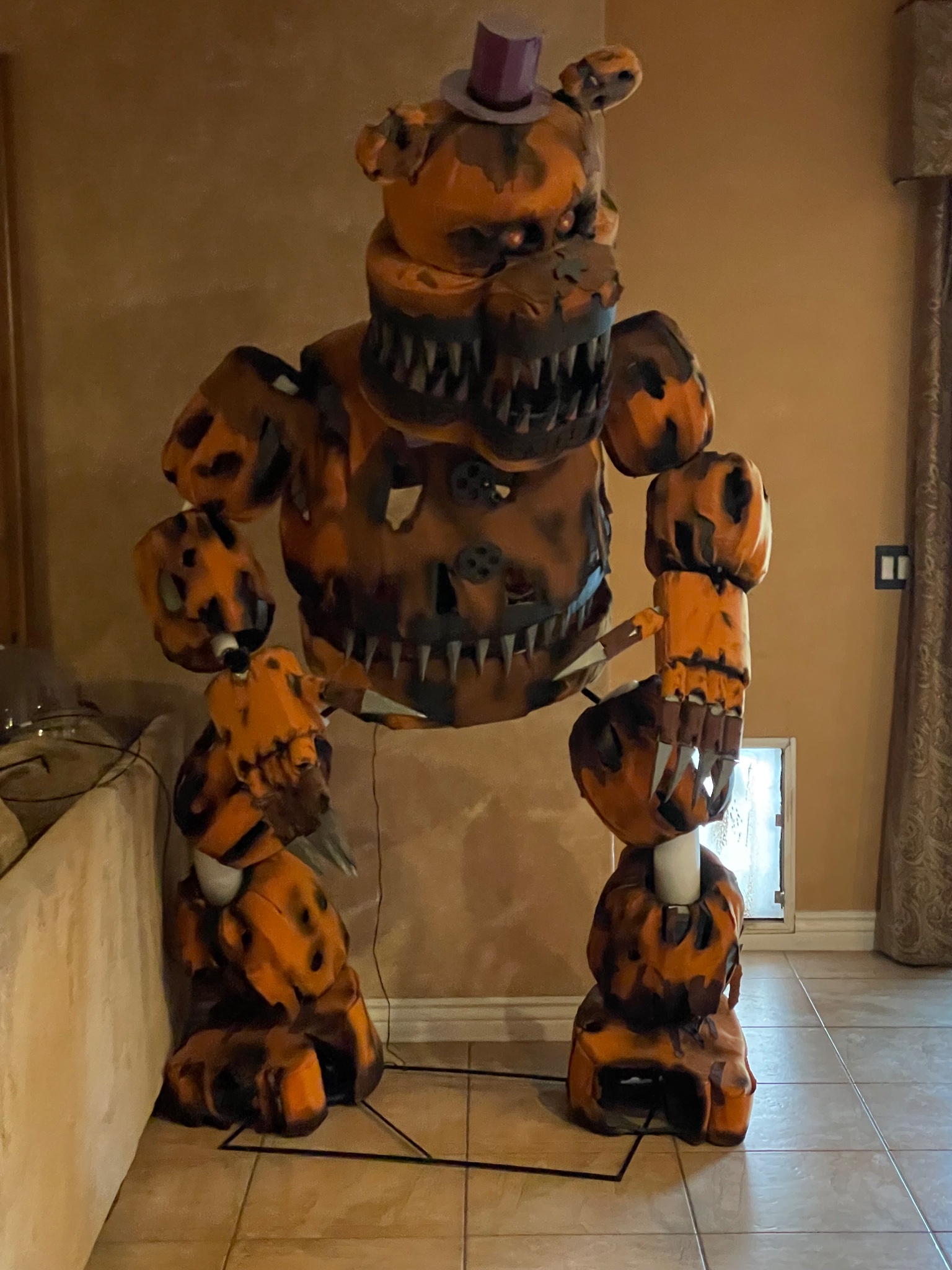 Nightmare Fredbear Cosplay Commission 