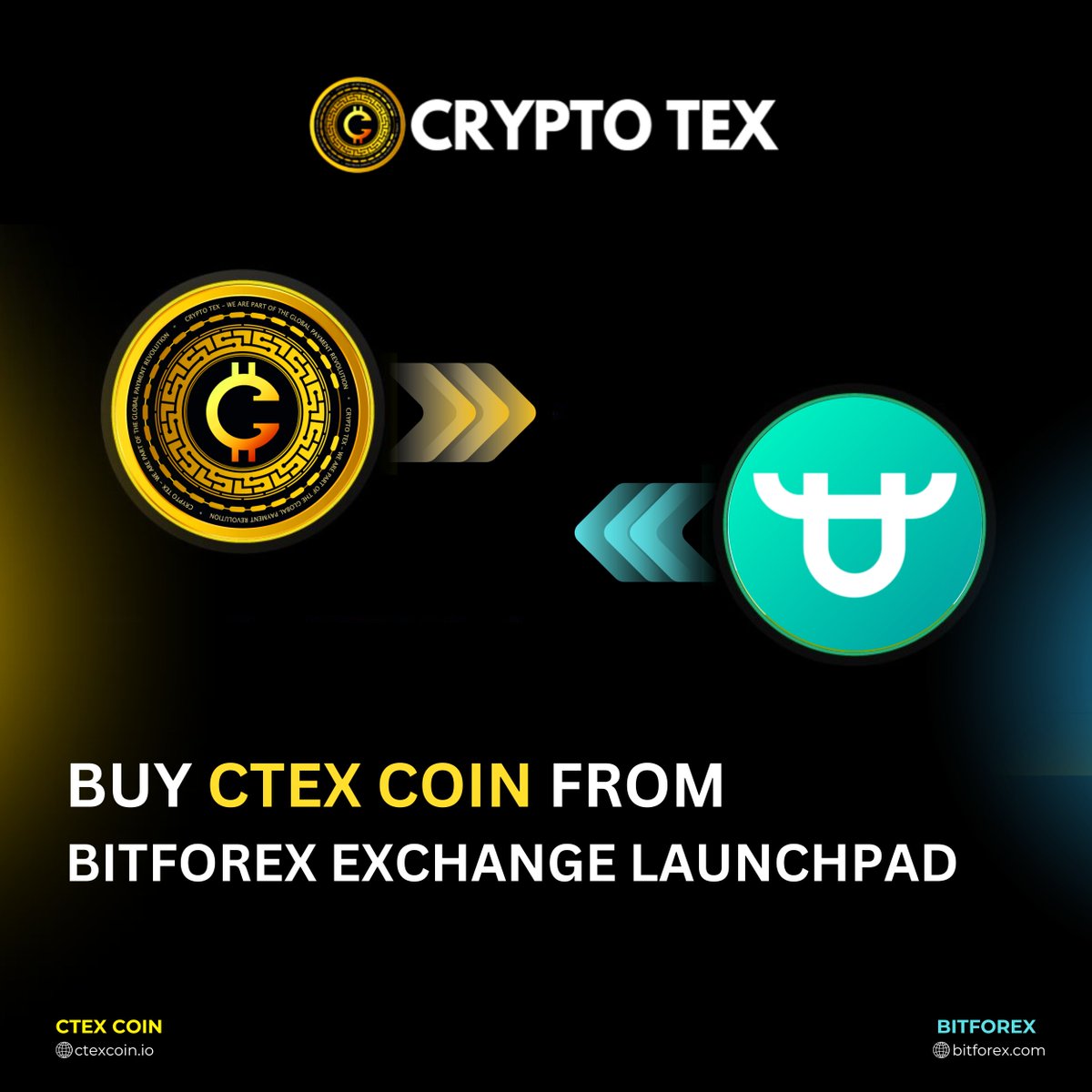 CryptoTexCoin's tweet photo. Buy #ctexcoin from #bitforex exchange launchpad.

#ctexcoin growing day by day, this is a right time buy #ctexcoin from #bitforex exchange launchpad. Buy #ctexcoin today and secure your future!

Website: https://t.co/gQLDA5d9Ae
Bitforex: https://t.co/pgzgBgtsX0

#ctex #ctexcoin #bitforex #cryptoexchange #bitforexexchange #crypto #bitcoin #cryptocurrency #blockchain #ethereum #btc #forex #trading