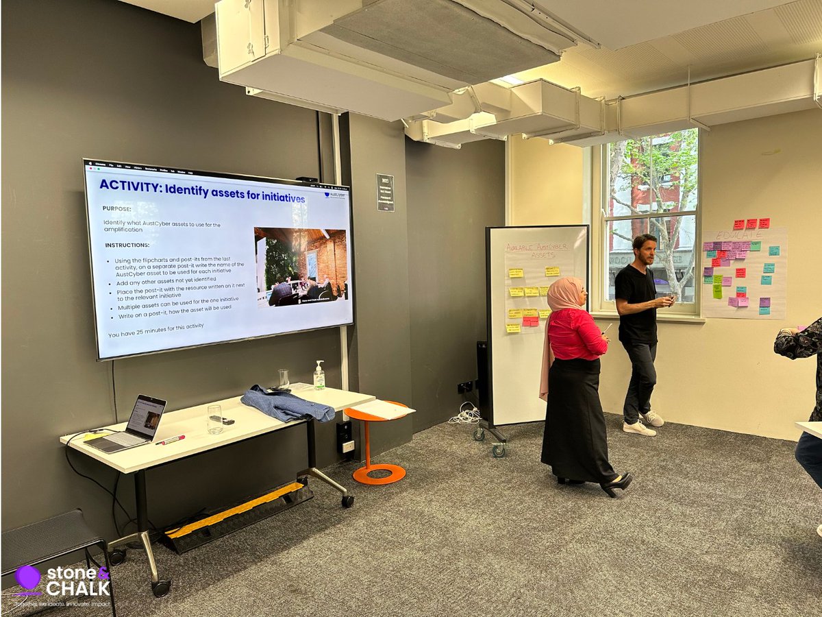 AustCyber (@austcyber) on Twitter photo Last week we had another engaging session with some of our ACIN co-design team members in the <a href="/stoneandchalk/">Stone & Chalk</a> Melbourne hub.
We always feel so inspired after collaborating with the co-design team and discussing how we can create something to help grow the cyber security sector. Last week we had another engaging session with some of our ACIN co-design team members in the <a href="/stoneandchalk/">Stone & Chalk</a> Melbourne hub.
We always feel so inspired after collaborating with the co-design team and discussing how we can create something to help grow the cyber security sector.