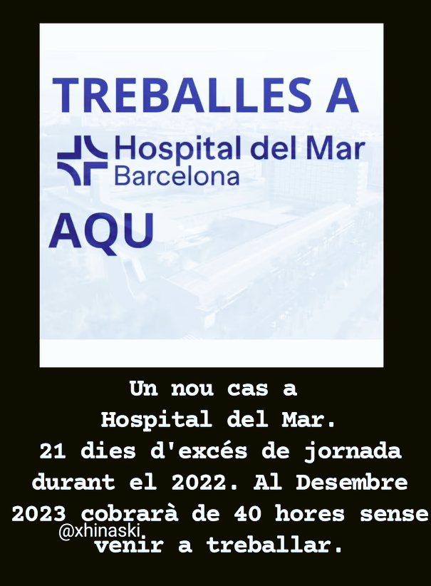 cgt_psmar's tweet photo. director RRHH cobra aprox 110.000 eu/año segun web #psmar con aprox 600 trabajadores jornada parcial ampliados realizando excesos de jornada de media trabajando 21 dias mas año y no es capaz detectarlo hasta intervencion sindical deberia dedicarse a otra cosa #hospitaldelmar https://t.co/kVD0IcXnOq