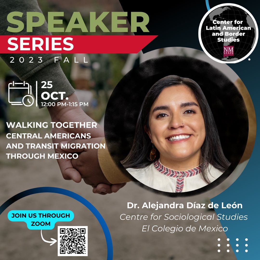 nmsuCLABS's tweet photo. You can still sign up for our October Speaker Dr. Alejandra Díaz de León.

We hope to see you there!! 

Zoom link: https://t.co/NnaZHBuyvF https://t.co/1fHe4NiPOM