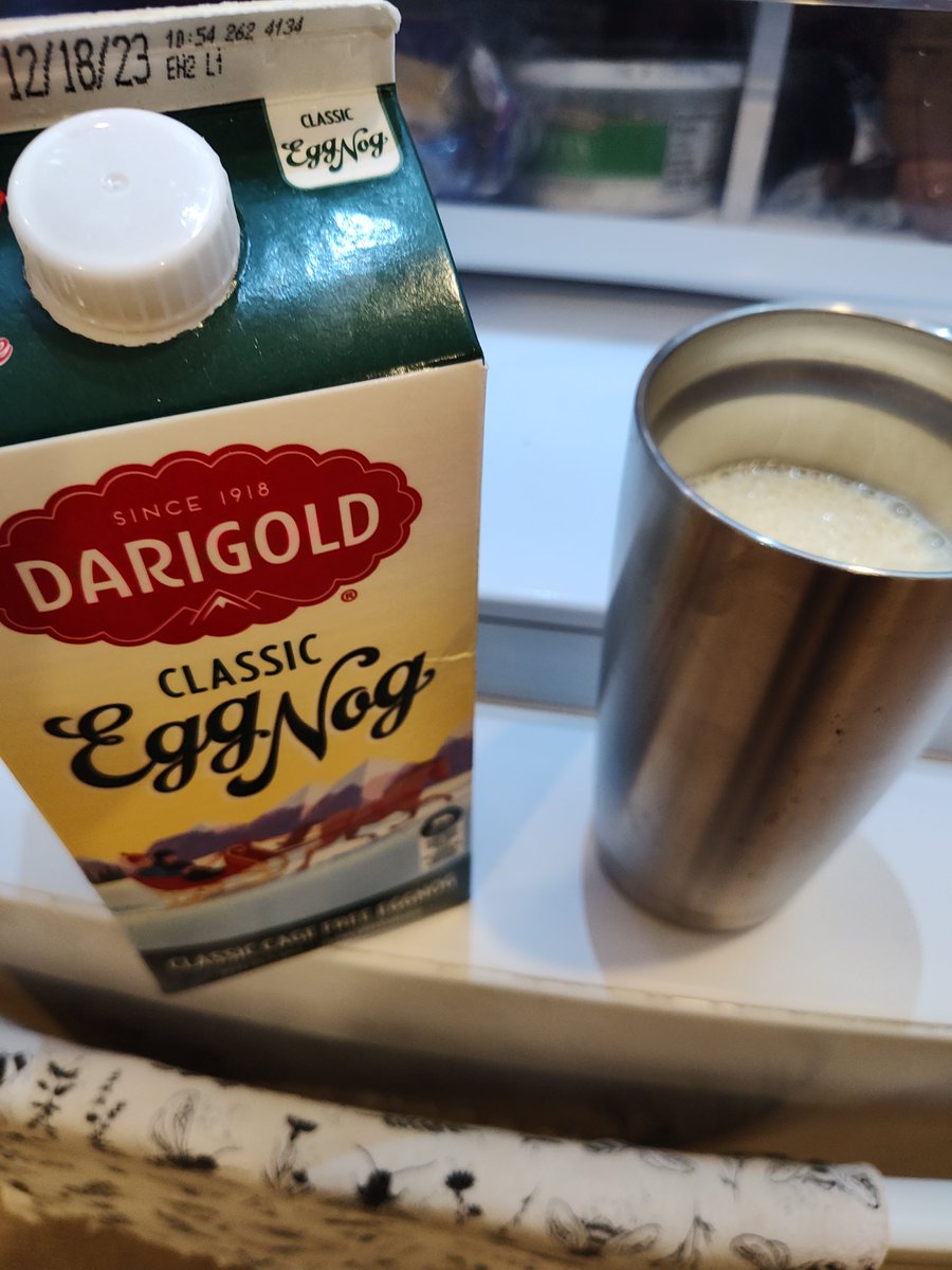 It begins now, egg nog season...

#eggnog #happiesttimeoftheyear