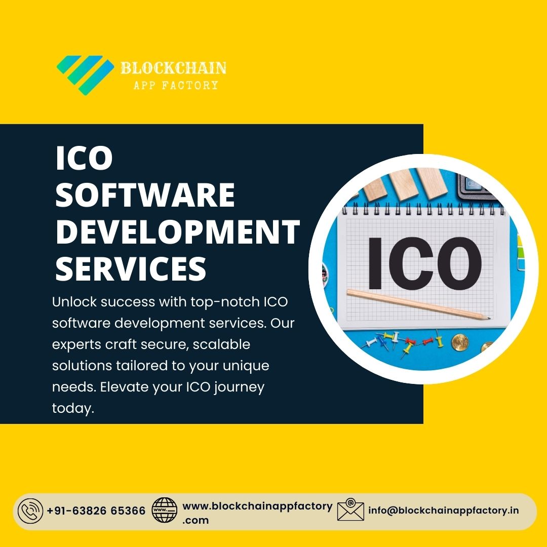 ElianaReba3's tweet image. Revolutionize with Expert ICO Software Development Services
Unlock success with top-notch ICO software development services. Elevate your ICO journey today.
Read: blockchainappfactory.com/ico-development
#ICO #icosoftwaredevelopment #icodevelopment #icodevelopmentservices