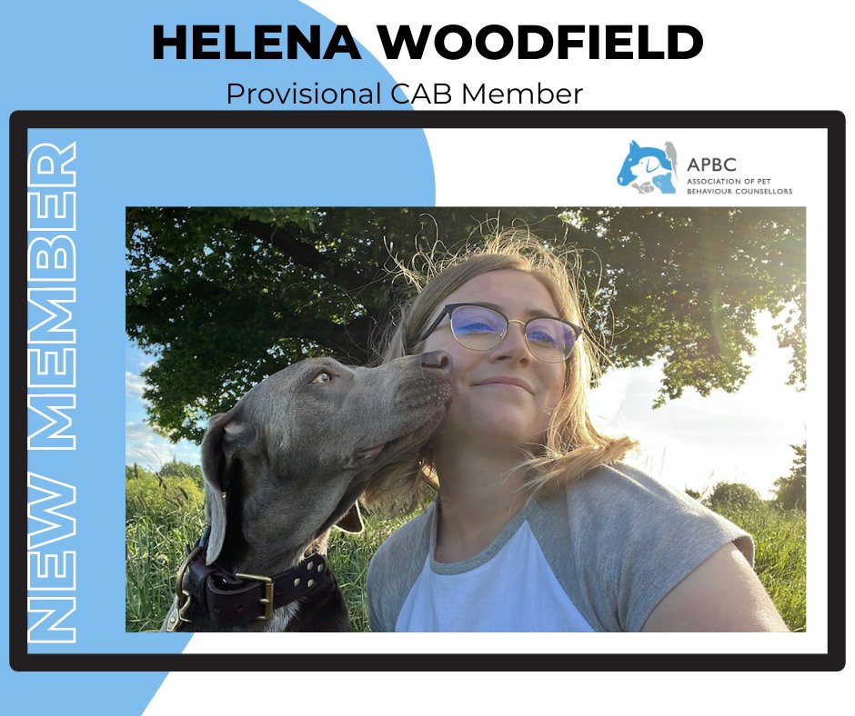 Congratulations to Helena Woodfield who has joined the APBC as a Provisional CAB after completing APEL through the ABTC. If you want to find out more about our routes to entry you can do so here: apbc.org.uk/membership-typ…