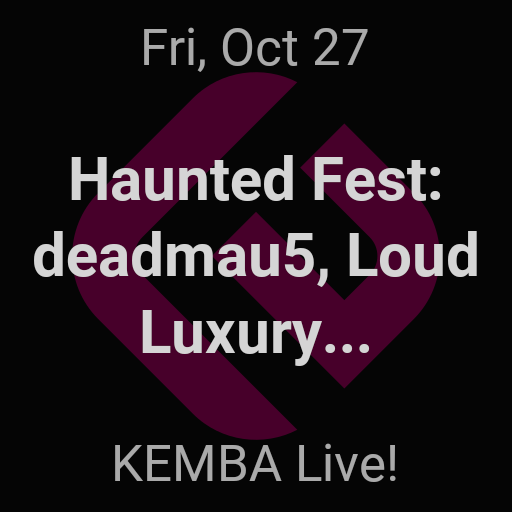 parkplacecbus's tweet image. Haunted Fest
deadmau5, Loud Luxury, Kaleena Zanders
is at KEMBA Live! on October 27. Park with us at 373 West Nationwide for easy in and out parking. Here’s a map bit.ly/KembaLive   

#ParkPlaceCbus #Kemba #HauntedFest #deadmau5 #LoudLuxury
