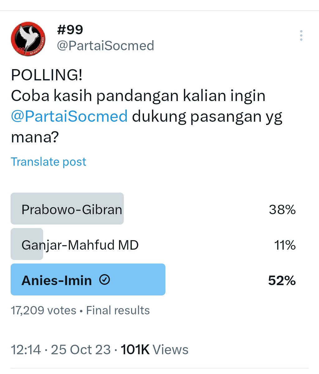 BosPurwa's tweet image. Yang setuju @PartaiSocmed berjuang bersama pasangan AMIN @aniesbaswedan @cakimiNOW silakan retweet!