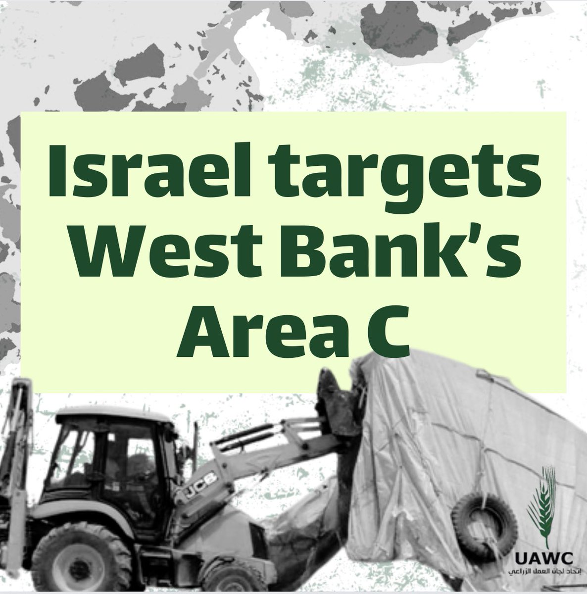 “Israeli settlers and forces are exploiting the global focus on Gaza to escalate their organized attacks on Palestinian communities in Area C of the West Bank.”

Read Full Update on Area C: uawc-pal.org/news.php?n=361…