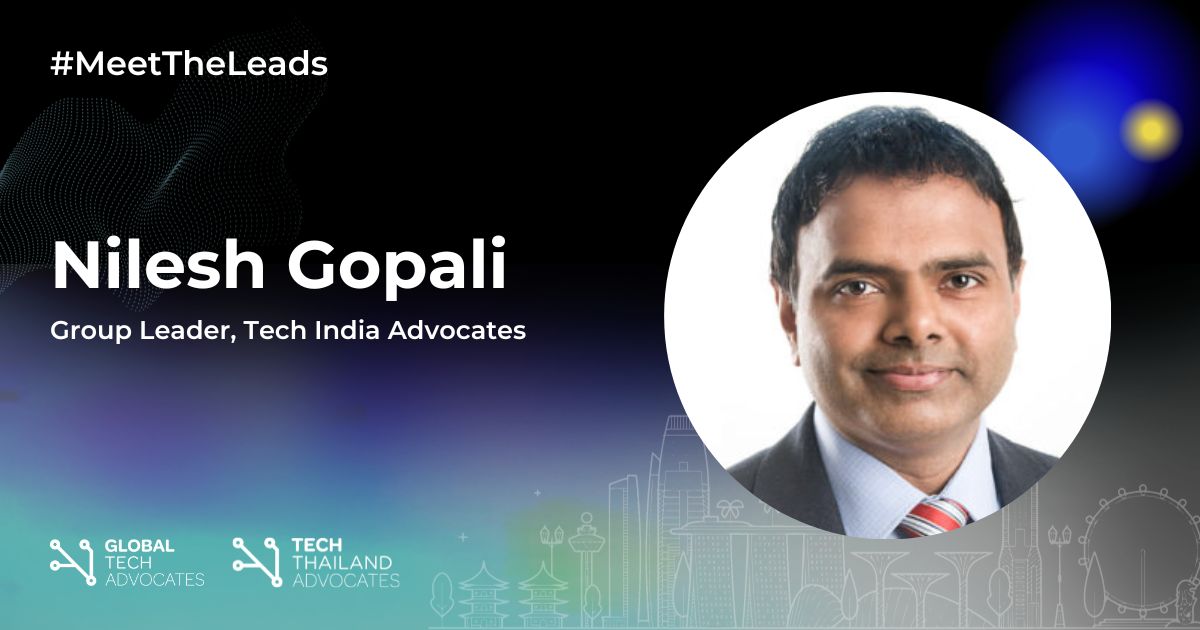 Meet Nilesh, co-leader at @TechIndiaAdv! He's renowned for practical, forward-looking business strategies. With over two decades in finance and tech, Nilesh's expertise spans strategy, execution, ROI, and unconventional cross-border growth strategies.

#MeetTheLeads