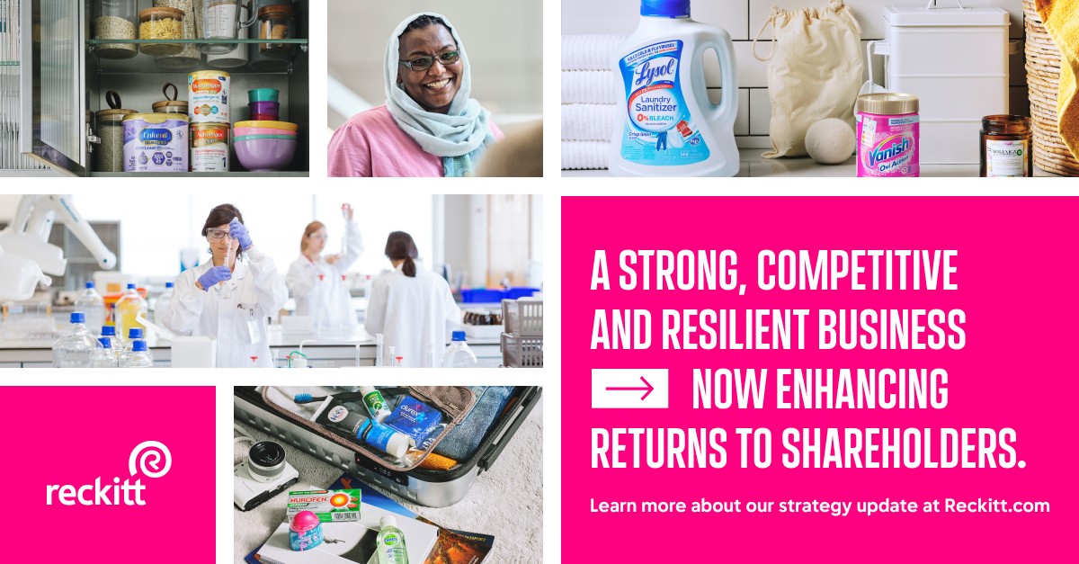 Our strong free cashflow generation and healthy balance sheet enable us to commence an enhanced shareholder return programme, including new £1bn share buyback. Read more: reckitt.com/media-landing/… #ThisIsReckitt $RKT