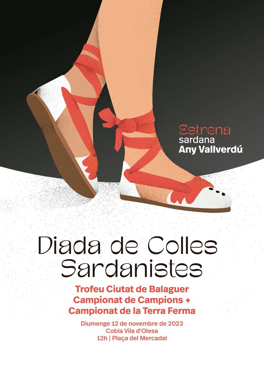 📢Balaguer estrenarà nou format de final del campionat de colles sardanistes
🏆Les colles de la demarcació de Lleida es disputen els últims punts del Campionat

ℹ️ tuit.cat/Fruqv

<a href="/ciutatbalaguer/">Paeria de Balaguer</a> <a href="/JaumeMarva/">Jaume Marvà</a> <a href="/sardabalaguer/">Col·lectiu Sardanista de Balaguer</a> @confsardanista <a href="/UCS1958/">UCS</a> #sardanaesportiva