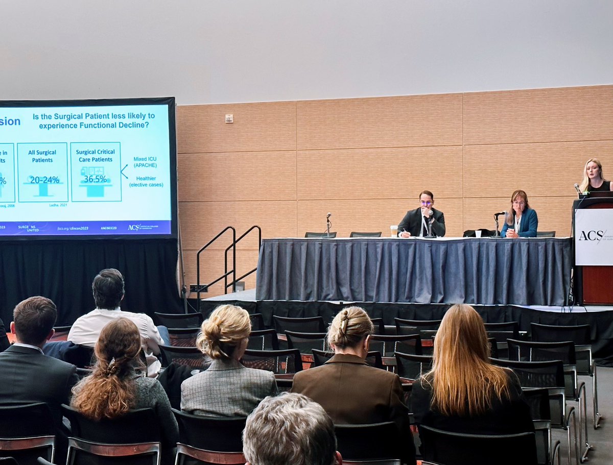 cblythesmith's tweet photo. Excited to have spent the weekend presenting our work on Functional Decline and Disparities in Trauma at #ACSCC2023, while also spending time with incredible mentors and friends!

So lucky to have such a supportive group of #AWS2023 NMSC members @gogo_gopss and @paulinagutkin! https://t.co/FOwnq4dGNR