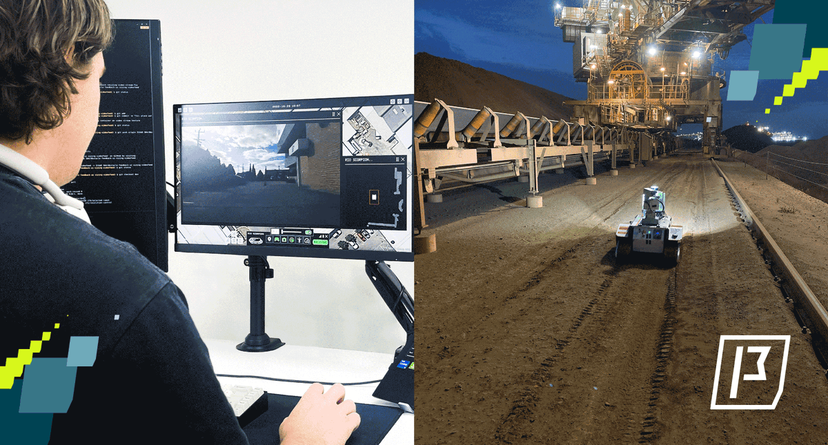 Chironix_Tech's tweet image. With the PilotOS solution, we focused on trimming the robotic integration process for your mine site, making it much easier to turn your robots into teammates and pull your people out of harm&apos;s way. Learn more about PilotOS here: chironix.com/mining
#pilotOS #appliedrobotics