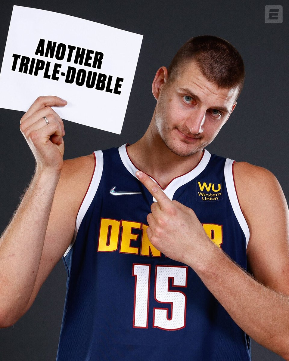 New season, same Joker  🃏

➤ 29 PTS
➤ 13 REB
➤ 11 AST