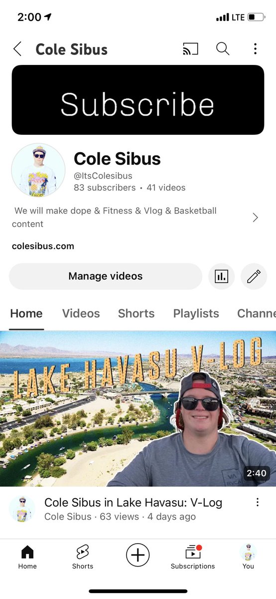 I want you to come my family I’m a YouTube channel