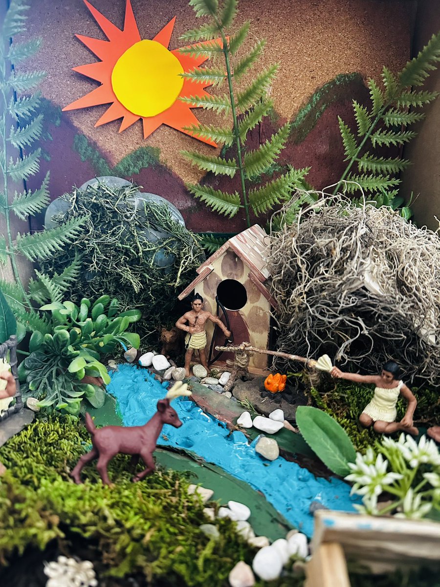 Nancyteaches3's tweet photo. 🛖🌽Closing off our unit of indigenous groups in Texas. I’m in awe of how incredibly creative these are! It’s a world in a box and it helped them to generalize all of their learning. 🏹🦬 @ReyesElementary @CanutilloISD #BeCanutillo #SocialStudies https://t.co/Bjv3UpDuDs