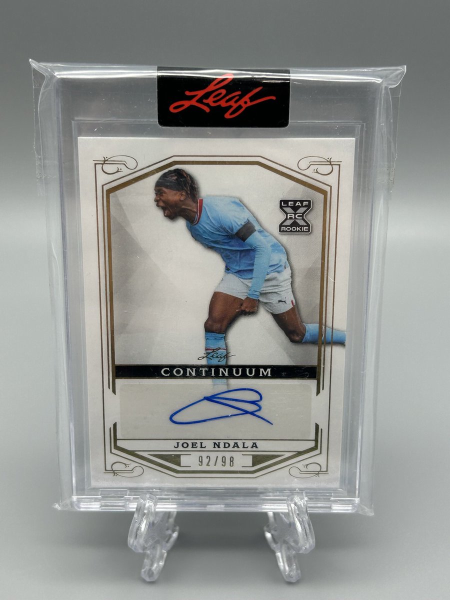 boesch23's tweet photo. Joel Ndola Leaf Continuum Auto /98
$15 (Last sale $19)
#TSSS 10/24 X #SeansStackSale X #CUTL
Shipping Starts @ For BMWT:
πΊπΈ: $5
π¨π¦: $14
$10 Minimum or Stack is Forfeited https://t.co/iJa5Wlu8hX