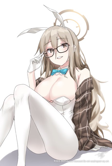 #みなさん去年の今頃はどんな絵描いてましたか
バニーアカネ描いてた🤍🐇 