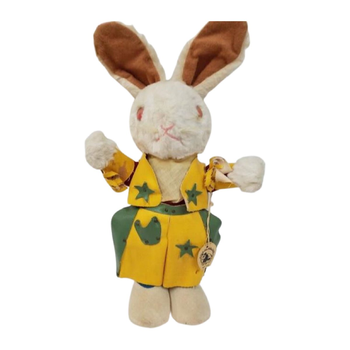 JunkYardBlonde's tweet image. Vintage Stuffed Cowboy Bunny Plush, Western Rabbit Plushie, Free Shipping tuppu.net/8e60a7f #Etsy #JunkYardBlonde #RabbitPlushie