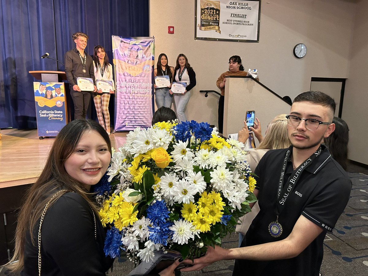 Such an #honor to attend the Seal of Biliteracy ceremony supported by @SBCo_Supt_Ted and @sbcss_stuServcs. Really #proud of our @Serrano_Nation recipients! @SnowlineJUSD