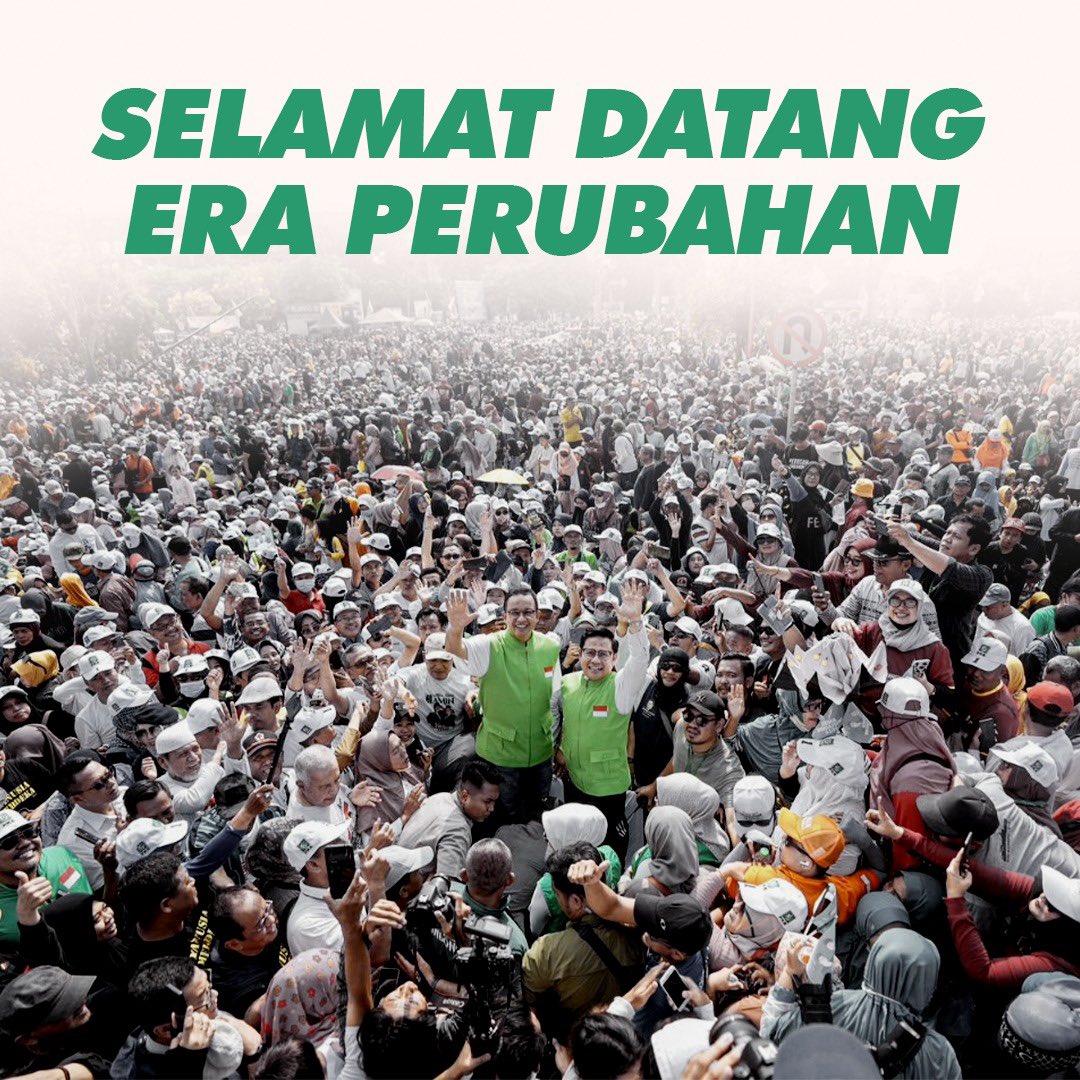 Selamat Datang Era Perubahan!

#AMINajaDulu
#AMINkanIndonesia