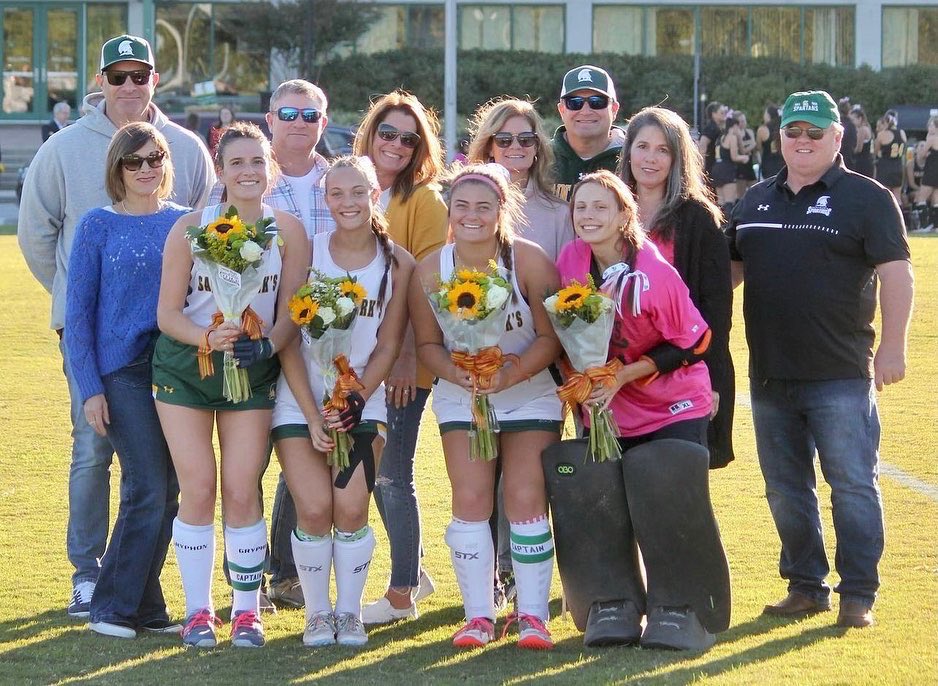 Our <a href="/SaintMarksHS/">Saint Mark's High School</a> Senior Field Hockey Scholar-Athletes celebrated Senior Day with a 5-1 victory against Padua Academy to conclude the regular season! Our Spartans have finished the regular season with an incredible 13-2 record, and now continue their season into playoffs!🔰🏆🏑