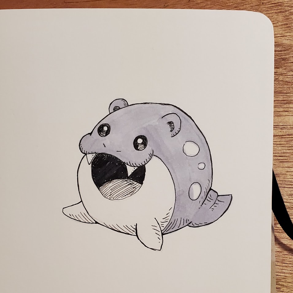 Day 24 shallow - Spheal
#inktober2023 #inktober2023day24