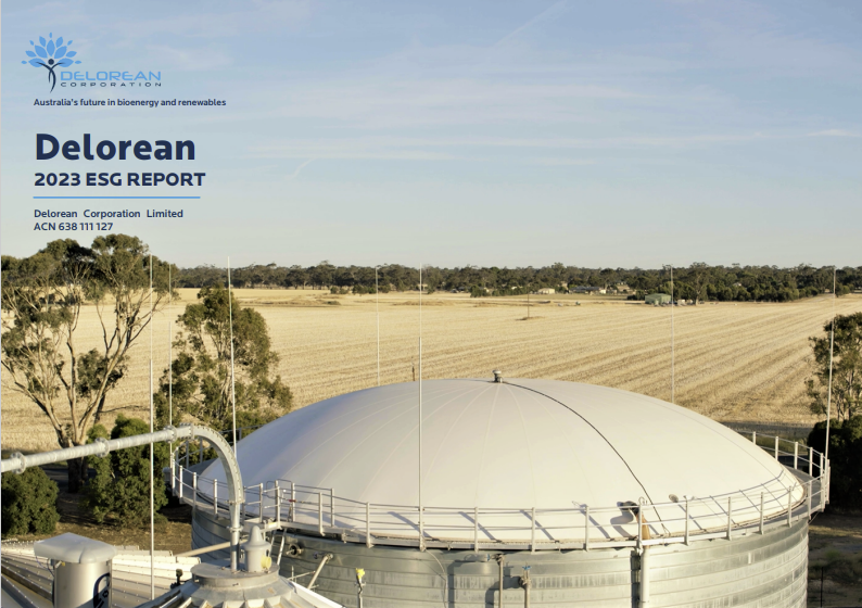 DeloreanCorp's tweet photo. We are excited to announce the release of Delorean's second annual ESG report.
Read more: https://t.co/pRnYUbnvLS
#Sustainability #ESGReport #Waste #WastetoEnergy #ASXnews #ESGperformance #DeloreanCorporation #DEL #bioenergy #greeninvesting https://t.co/gHuVy1zMiD