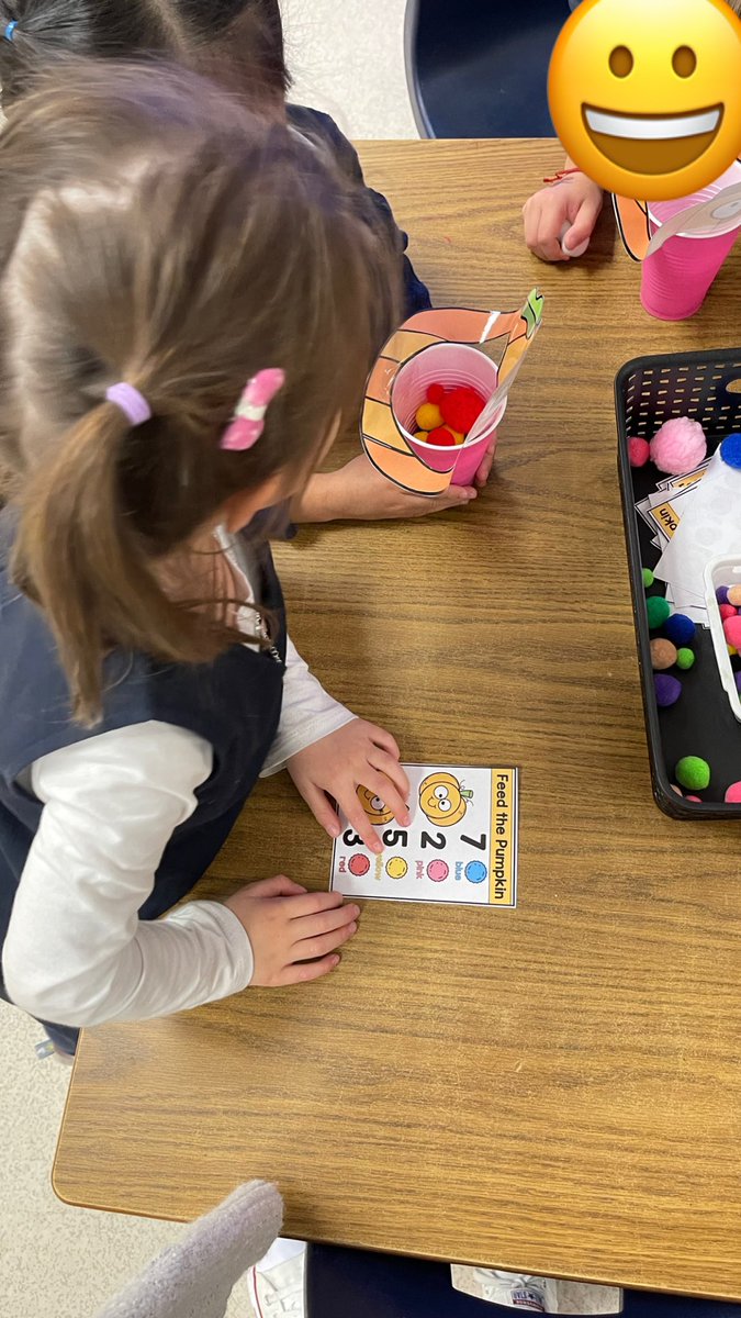 ms_garcia88's tweet image. 🎃🔢 Our little learners had a fantastic time practicing counting while feeding the pumpkins the corresponding colours and number of pom-poms outlined on each card! Learning math skills in a playful way. #CountingFun #HandsOnLearning @stpetersmilton #hcdsb_k