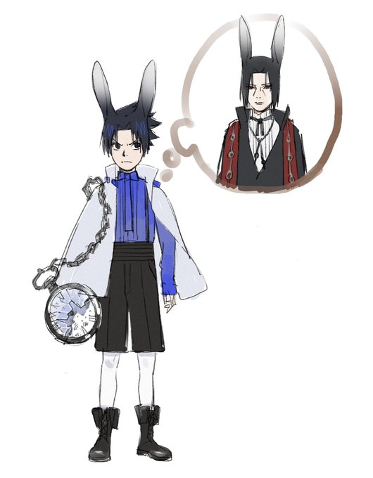 「rabbit boy standing」 illustration images(Latest)