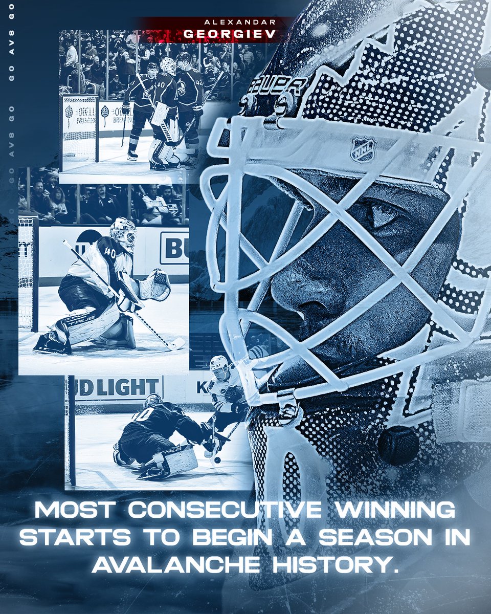 Off to a hot start 🔥

#GoAvsGo