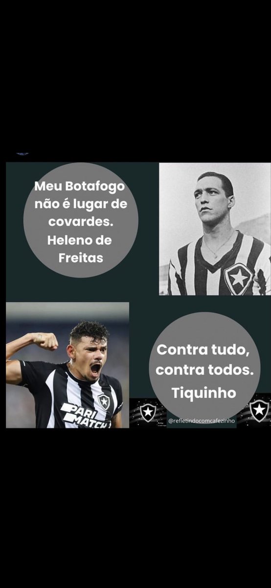 GuimaraesNeimar's tweet image. Essas duas imagens deveriam estar nas paredes dos nossos vestiários nas 10 batalhas finais, @Botafogo. #CTCT #Seremos