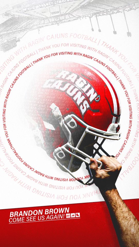 BrandonB2025's tweet photo. Had a great weekend @ragincajunsfb Thank you for the game day invite, atmosphere and  hospitality! @wattup_alex @leg12tim  #cULture #GeauxCajuns https://t.co/uVD9zzioeD
