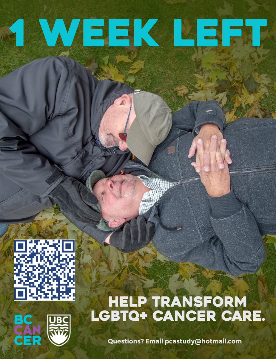 GayBiProstate's tweet image. Spread the word - 1 WEEK LEFT!🕑

LGBTQ+ men ages 40+ with non-metastatic prostate cancer - we need YOU!⭐️

October 31st, 2023, is the last day to start our survey &amp;amp; pioneer #LGBTQ+ #ProstateCancerResearch: redcap.link/Compass_Study

Your contribution makes a difference. Act now.💙