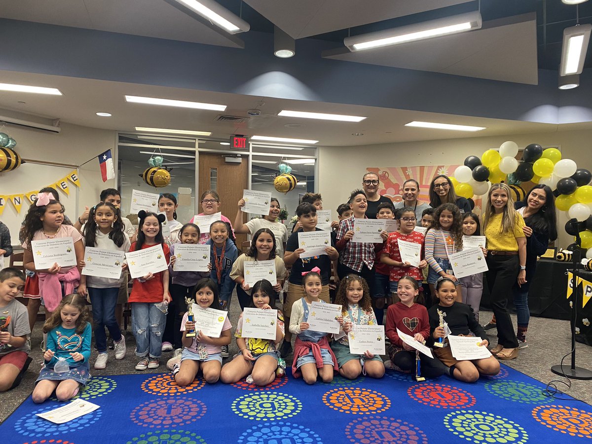 A huge shoutout to the 2023 CPES Spanish Spelling 🐝winners and participants. We’re so proud of your determination and hours of practice. @TISDMulti @TISDCPES @TomballISD #DestinationExcellence