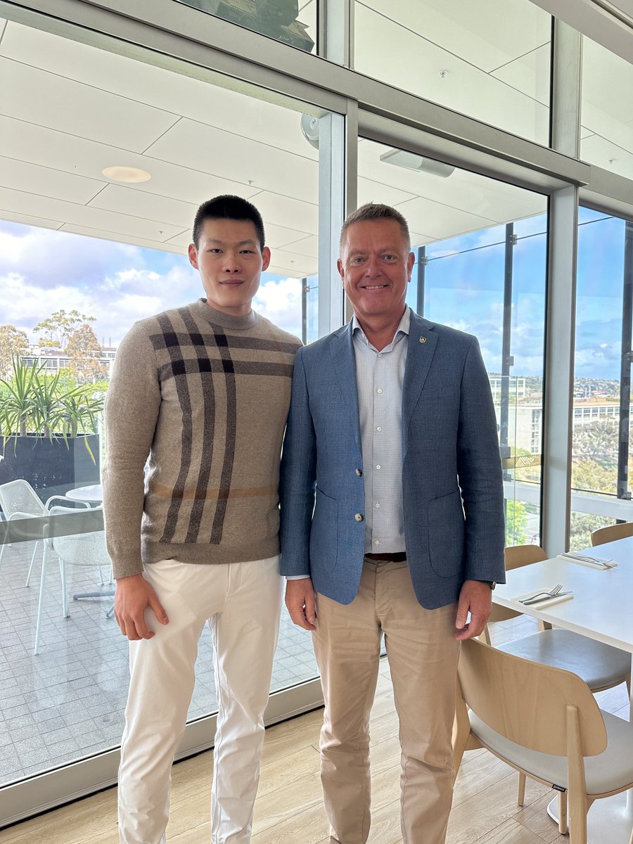Colin Stirling (@colinstirling) on Twitter photo I recently and met engineer Zhongming Xiong on a visit to Shanghai. He told me his son, Weiyang, was doing his PhD in psychology at <a href="/Flinders/">Flinders University</a> and I promised I’d look him up. Weiyang told me today about his interesting research on international student wellbeing. I recently and met engineer Zhongming Xiong on a visit to Shanghai. He told me his son, Weiyang, was doing his PhD in psychology at <a href="/Flinders/">Flinders University</a> and I promised I’d look him up. Weiyang told me today about his interesting research on international student wellbeing.