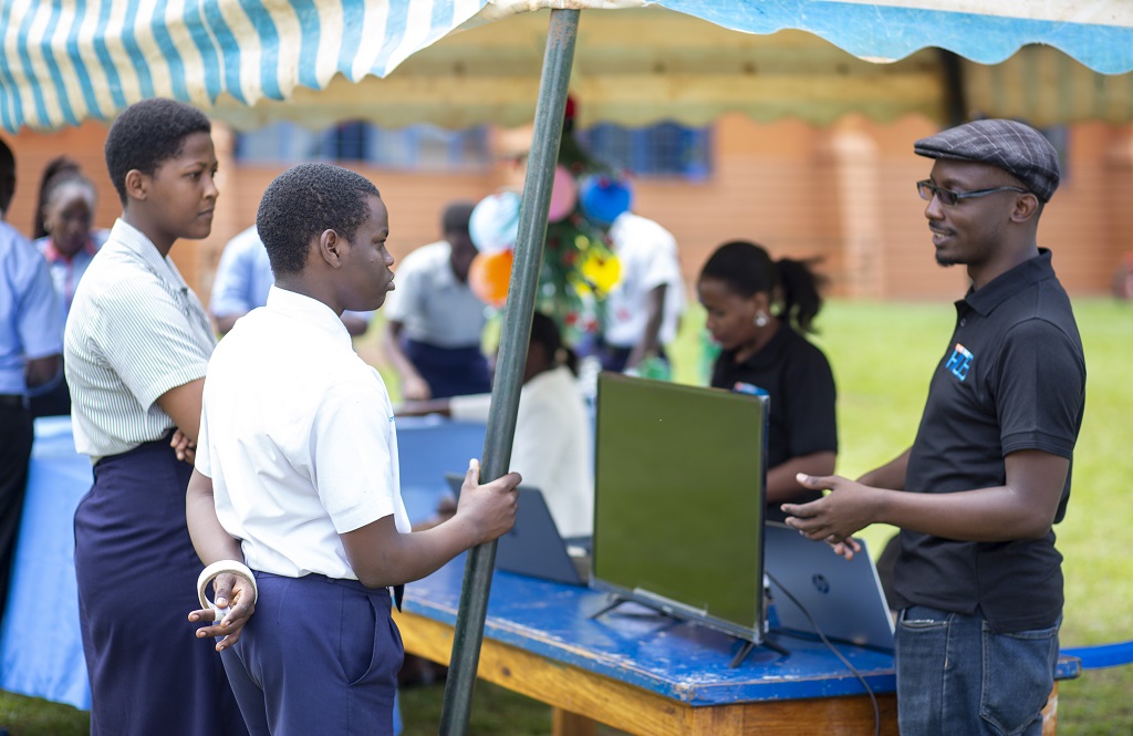 spkaweesi's tweet photo. Had a great time interacting with the students of GreenHill Academy during their Career Expo @TheStudenthubUg #InspiringPurpose https://t.co/tlw5Ua4LDE